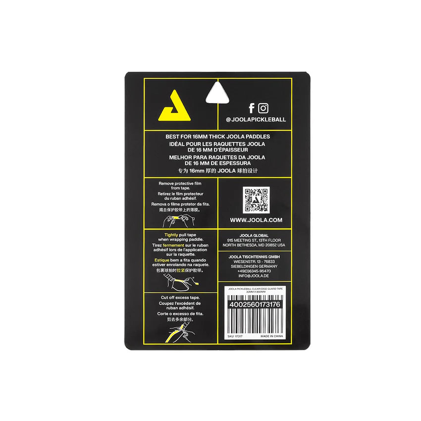 JOOLA Pickleball Clear Edge Guard Tape
