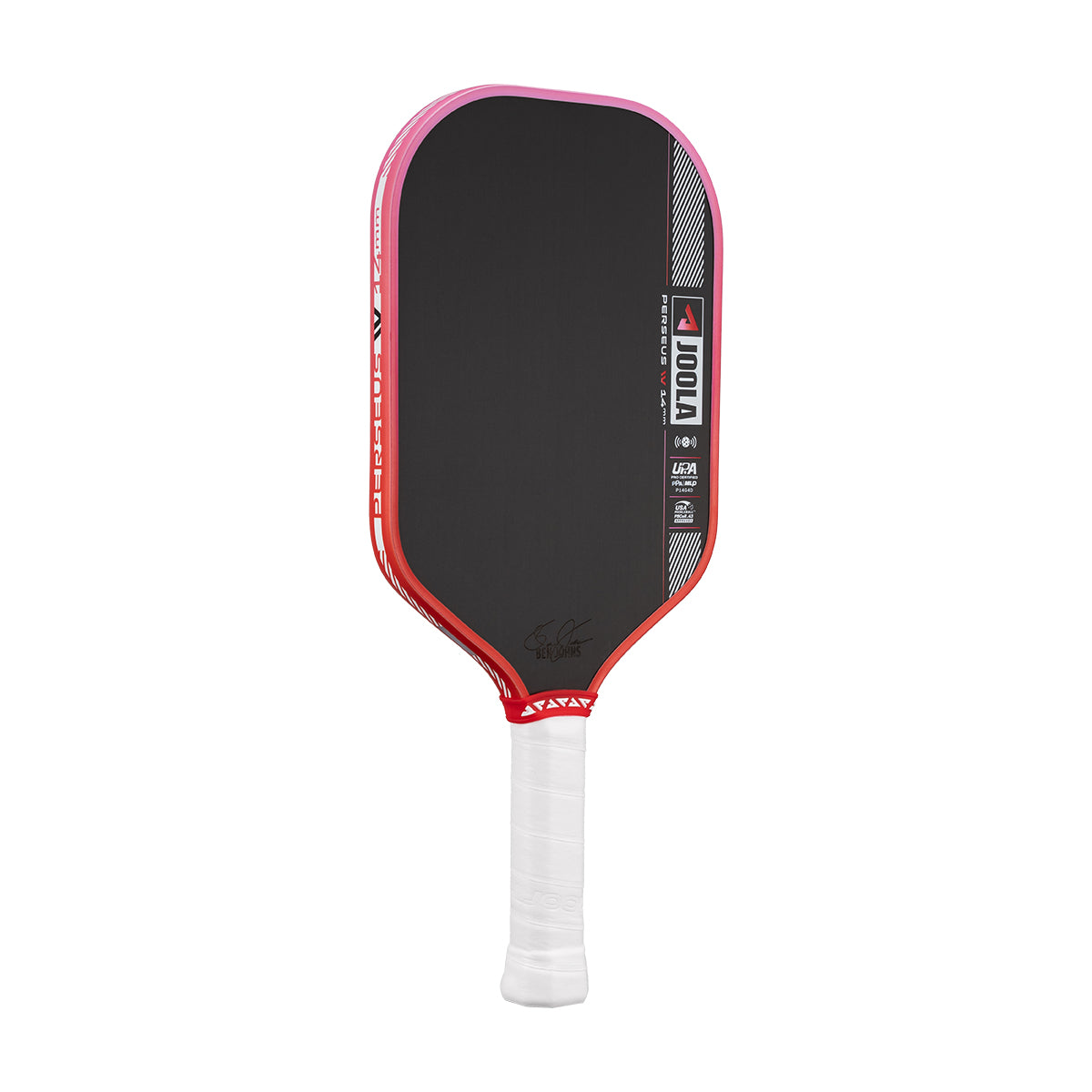 JOOLA Ben Johns Perseus Pro IV 14mm Pickleball Paddle - Guava Rush