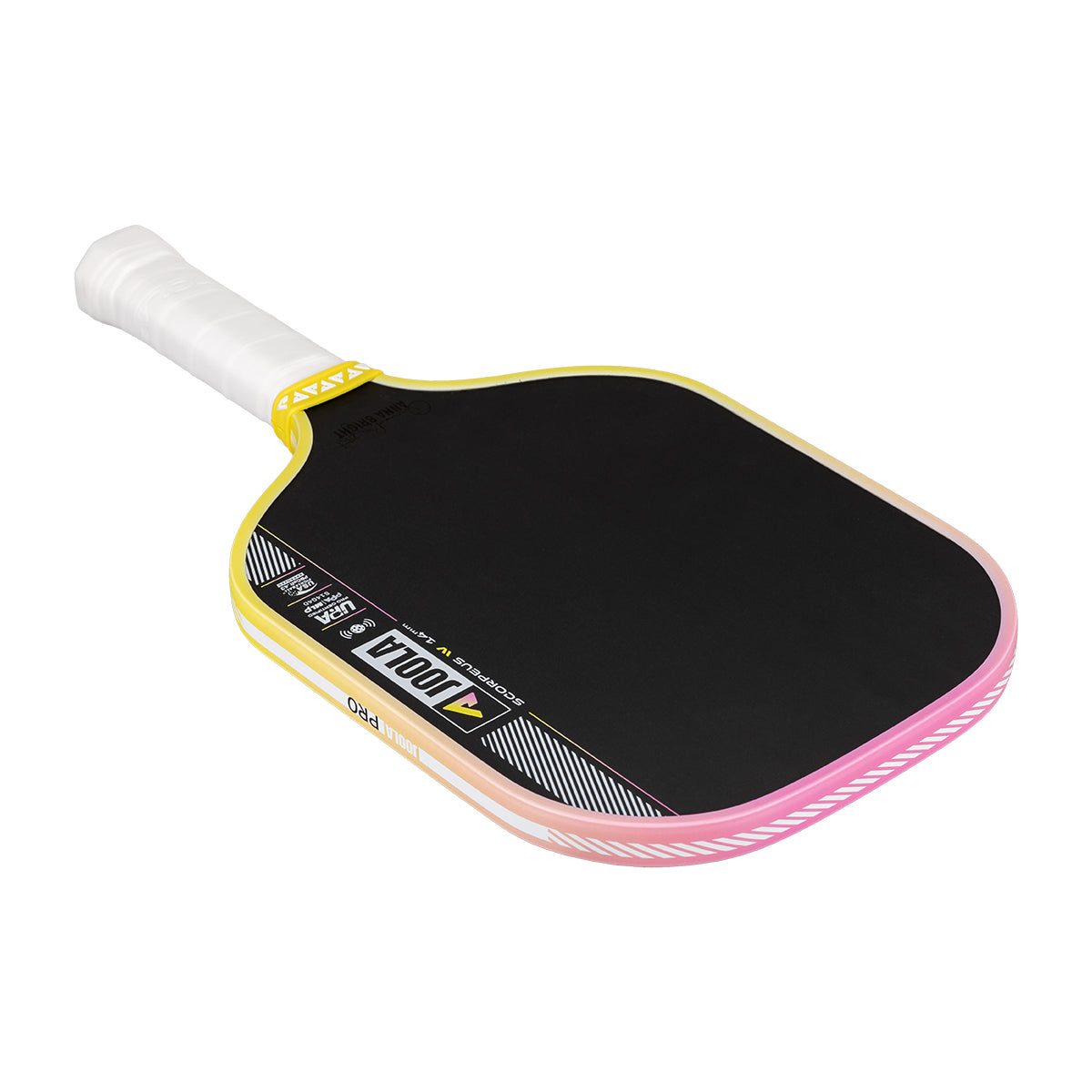 JOOLA Anna Bright Scorpeus Pro IV 14mm Pickleball Paddle - Guava Rush