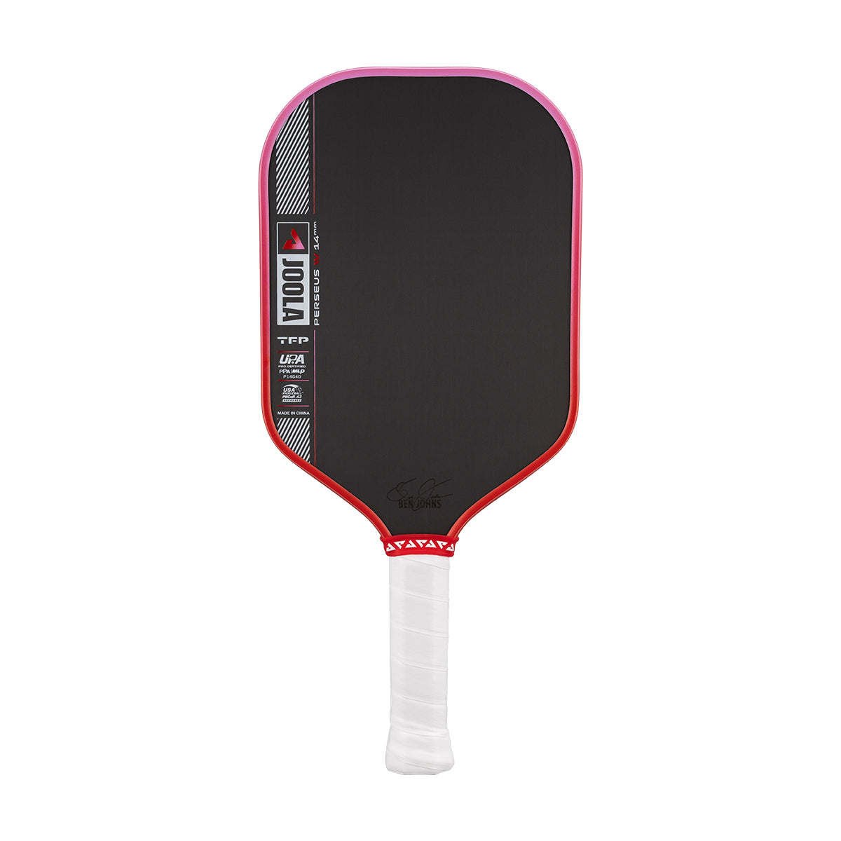 JOOLA Ben Johns Perseus Pro IV 14mm Pickleball Paddle - Guava Rush