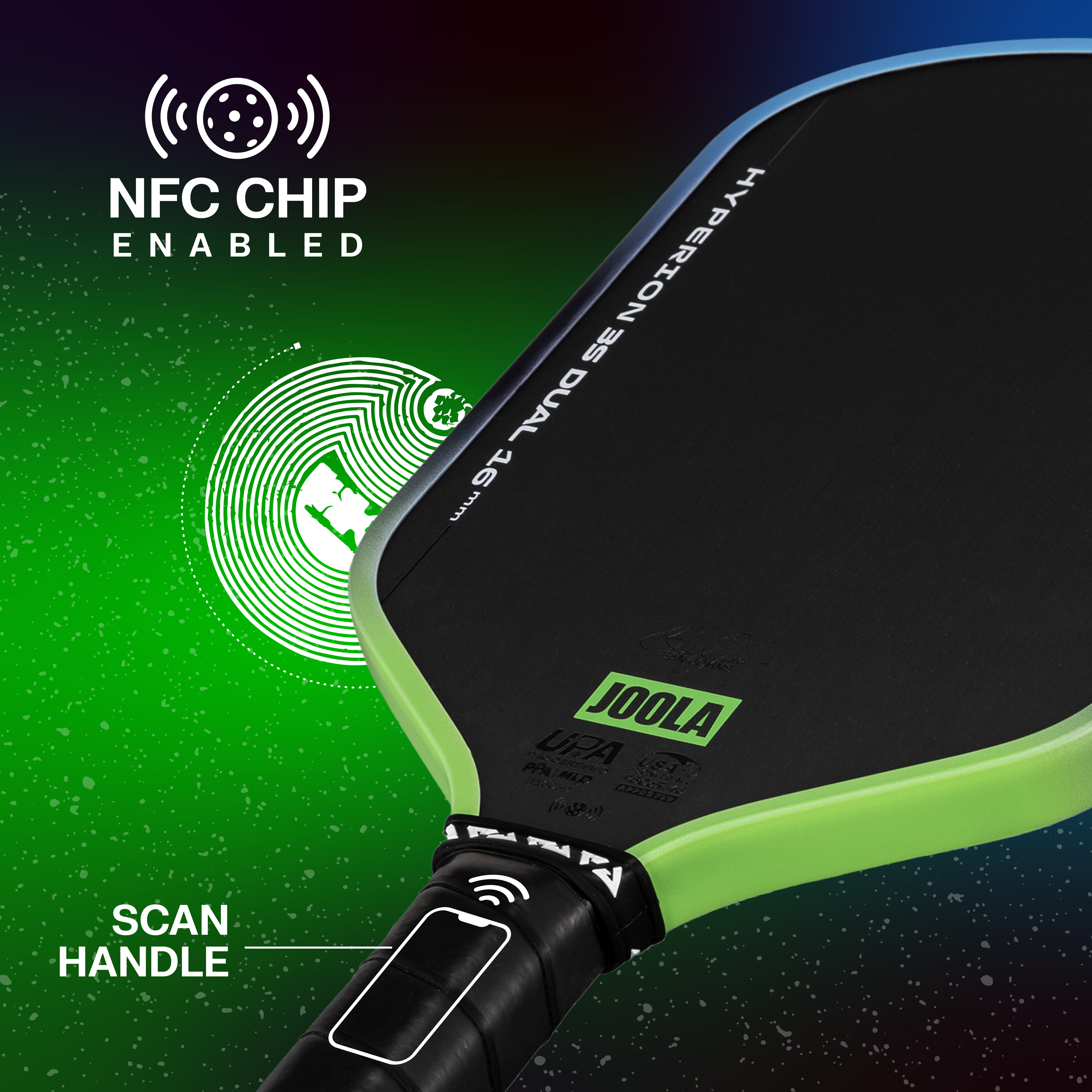 JOOLA Ben Johns Hyperion 3S Dual 16mm Pickleball Paddle