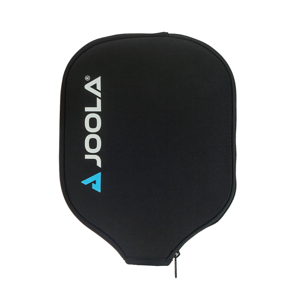 Double Pickleball Paddle Cover - Neoprene Sleeve Holds 2 Rackets, Mesh Pocket, Adjustable Shoulder Strap