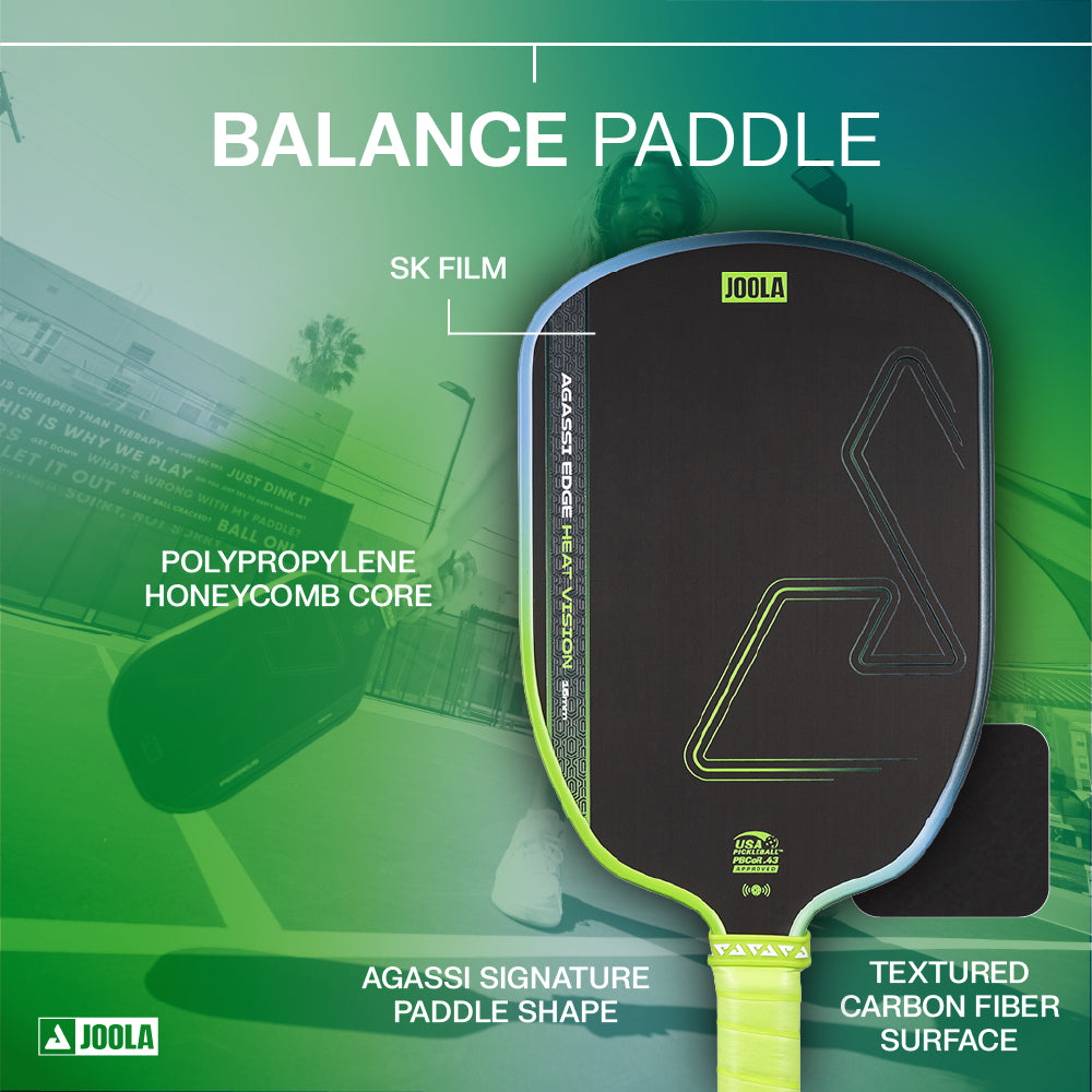 JOOLA Agassi Edge Heat Vision 16mm