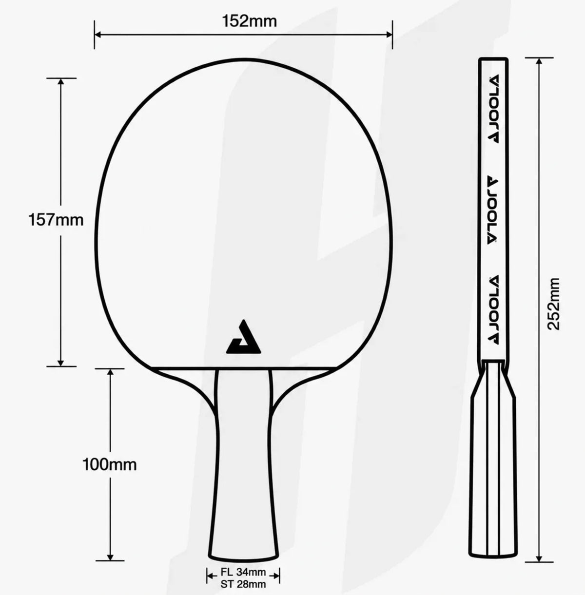 JOOLA Hugo Calderano KL-c Outer Table Tennis Blade