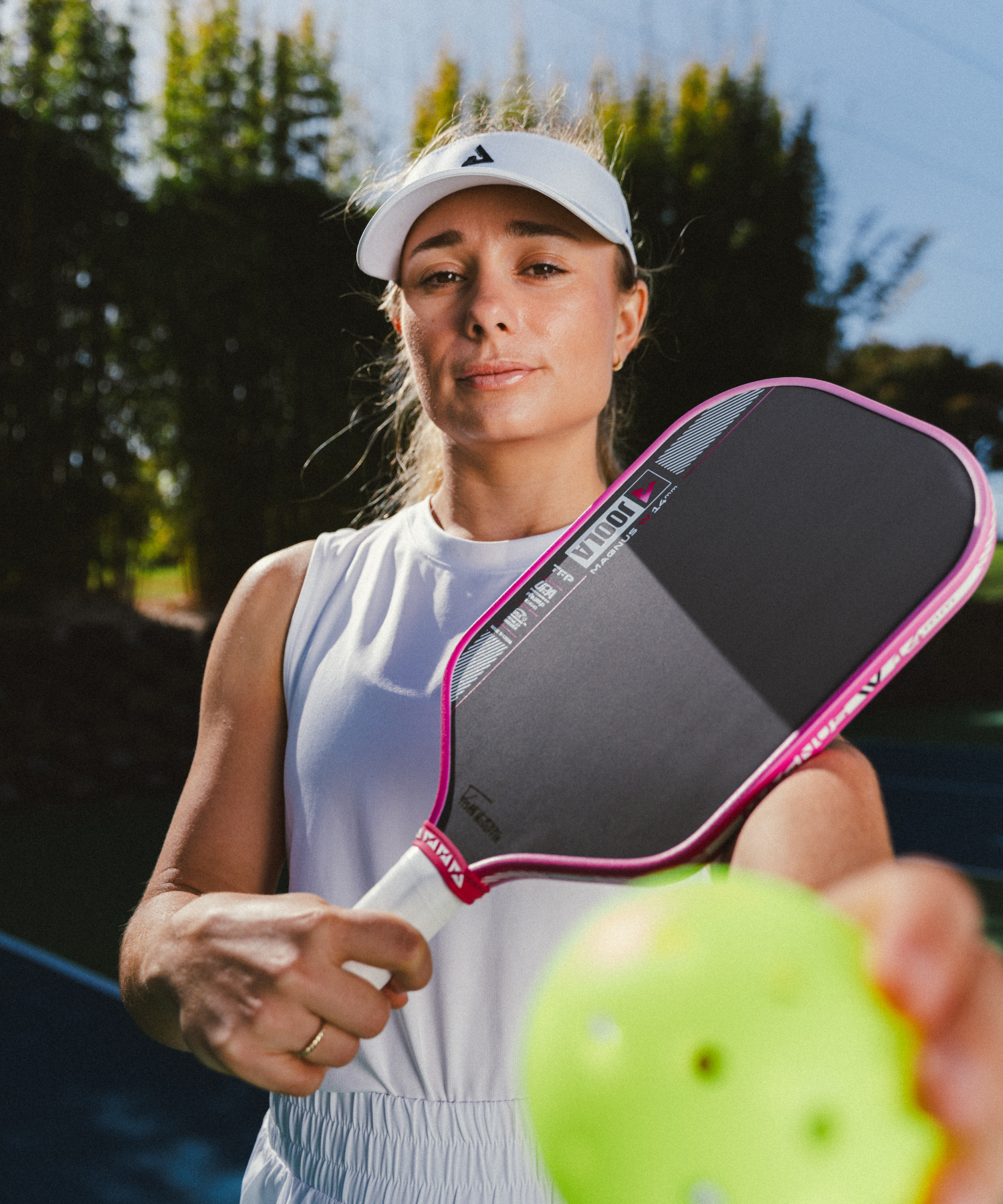 JOOLA Tyson McGuffin Magnus Pro IV 14mm Pickleball Paddle - Guava Rush