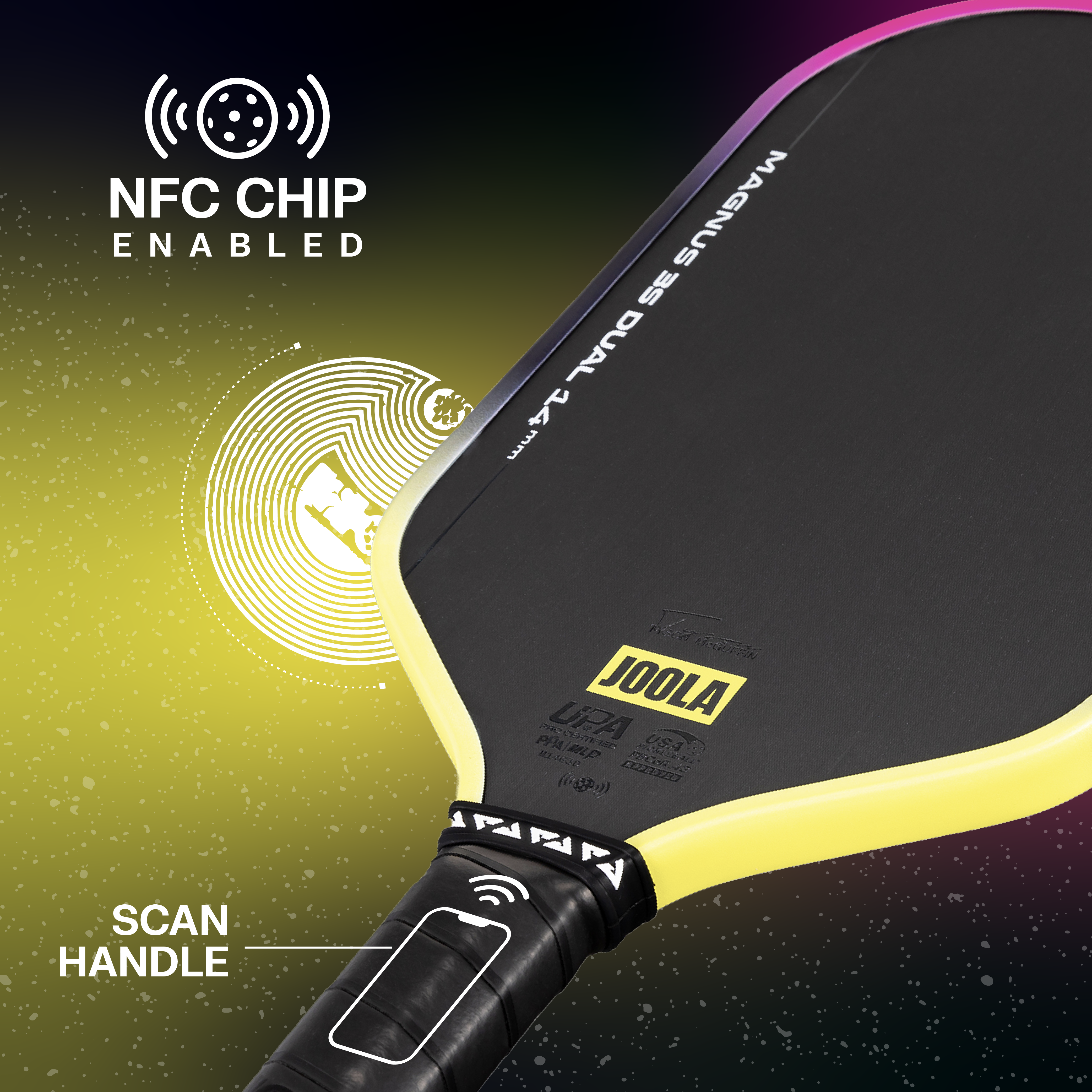 JOOLA Tyson McGuffin Magnus 3S Dual 14mm Pickleball Paddle