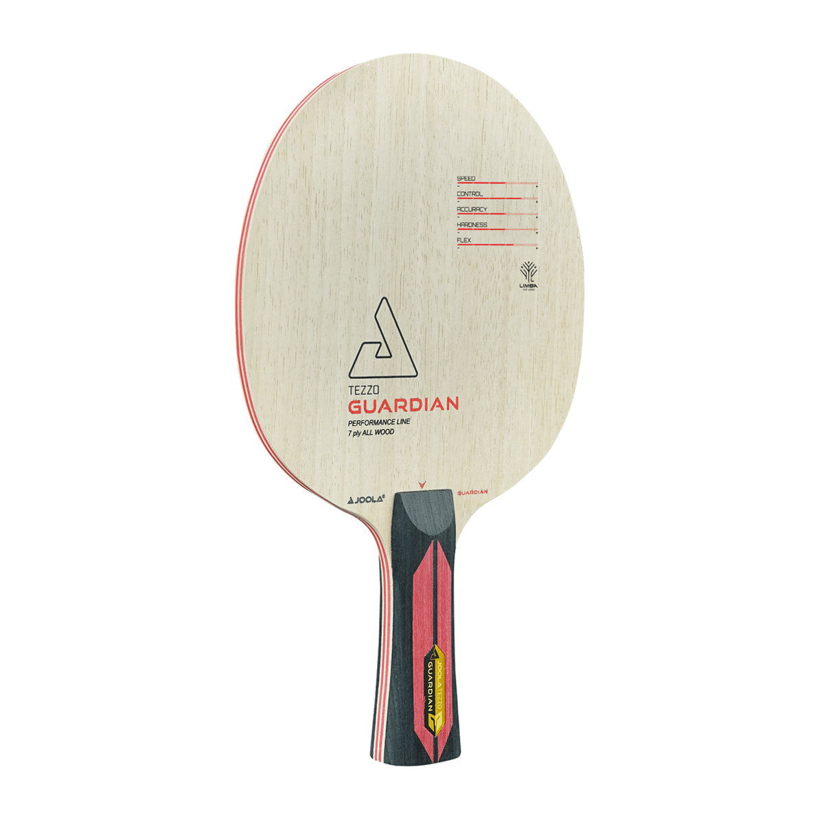 JOOLA Tezzo Guardian Table Tennis Blade (Flared)