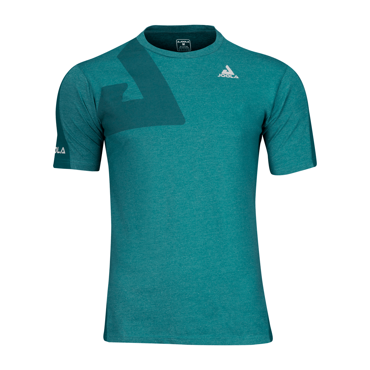 White background Image: JOOLA Competition T-shirt in teal. #Green